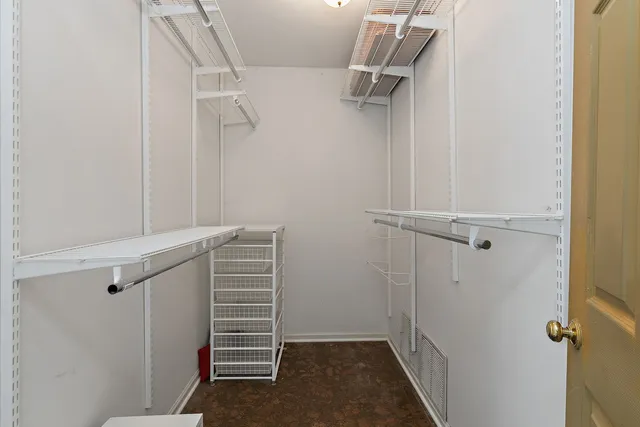 a view of walk in closet