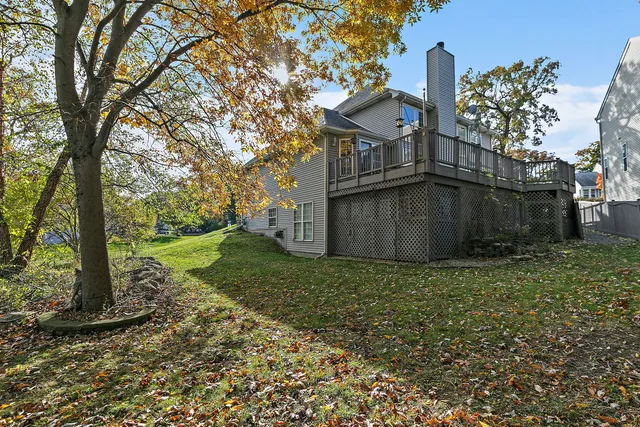 a view of a back yard