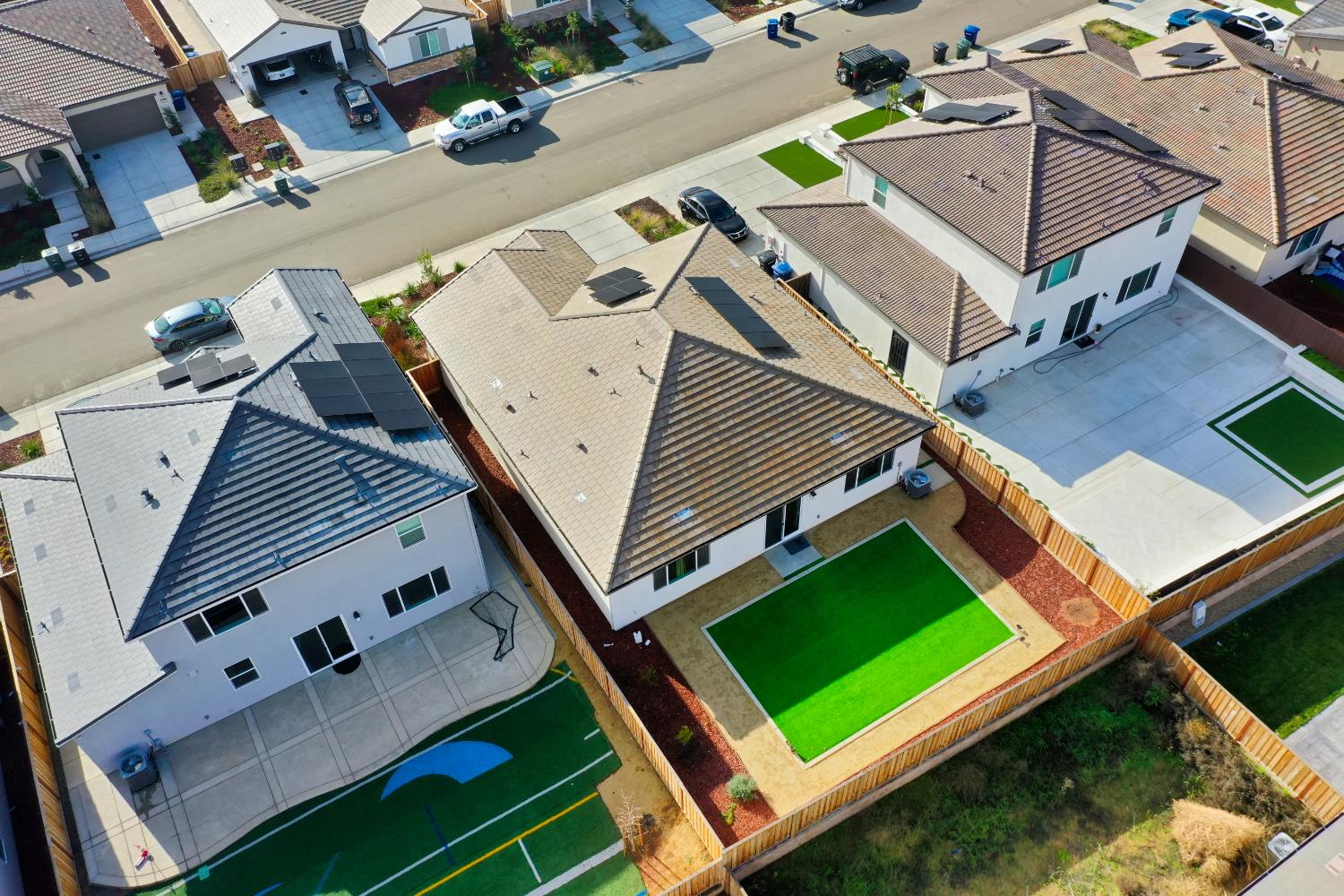 2209 Greenhorn Road Patterson, CA 95363 - Photo 30 of 32 an aerial view of a house with a backyard