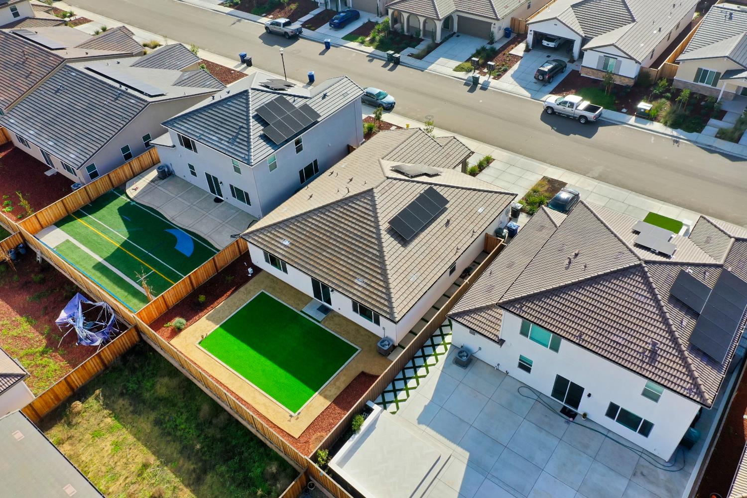 2209 Greenhorn Road Patterson, CA 95363 - Photo 32 of 32 an aerial view of a house with a yard