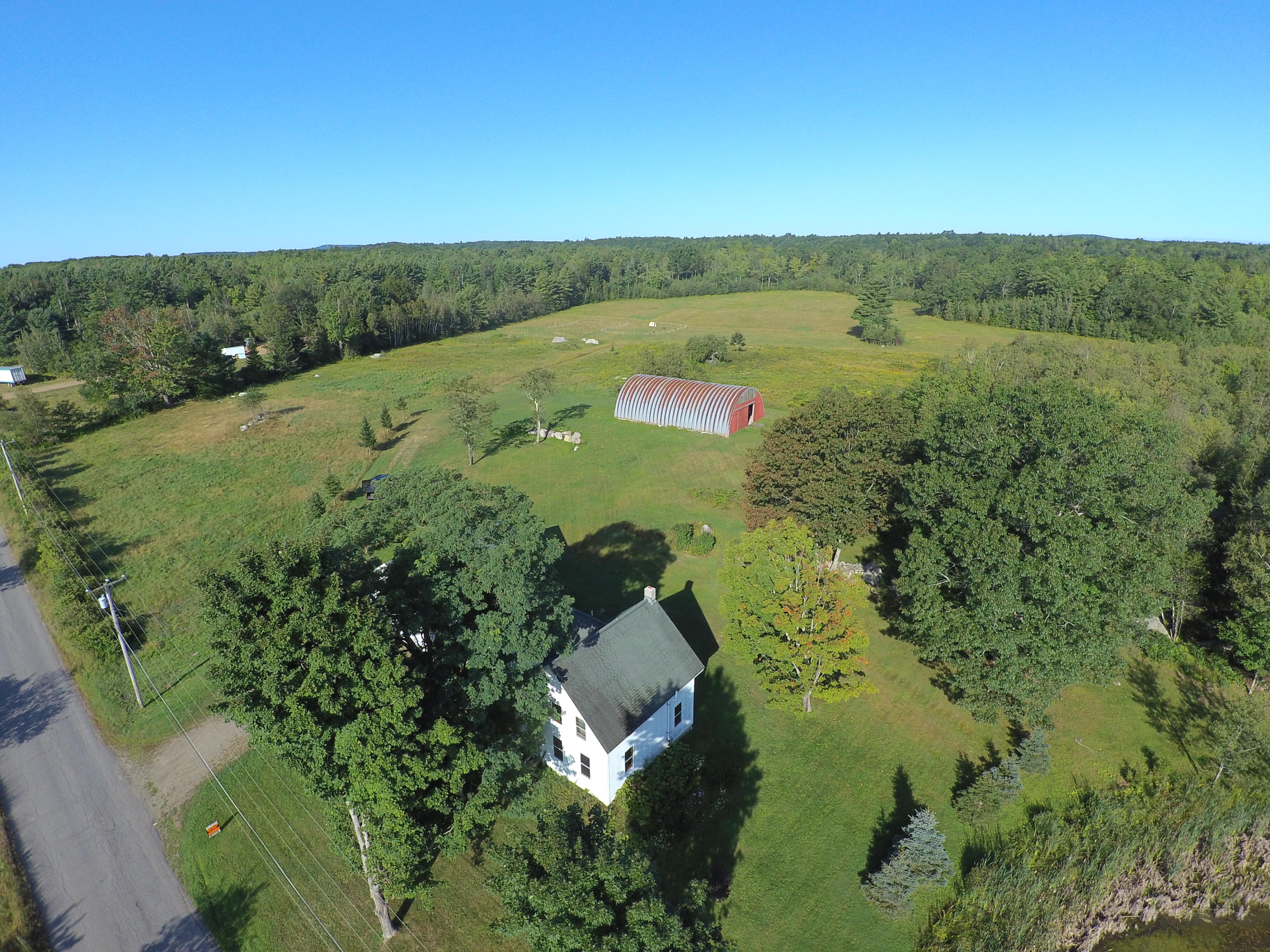 390 Howe Road Whitefield, ME 04353 - Photo 30 of 40 WillrodtAerial2