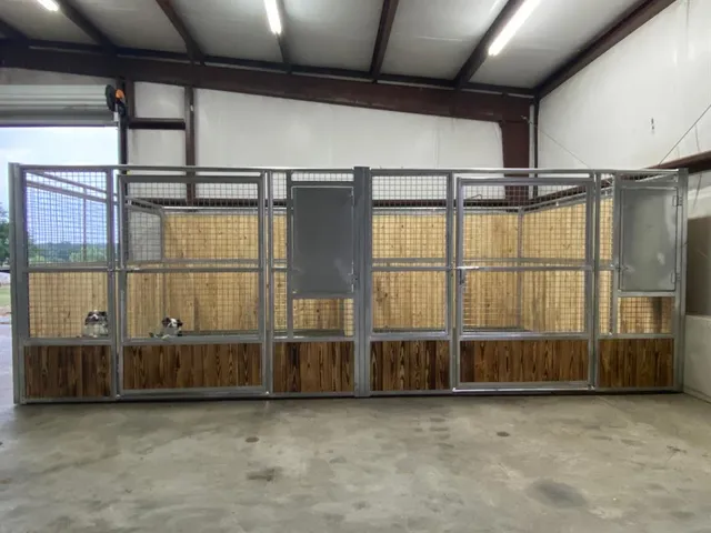 an empty room with wooden walls