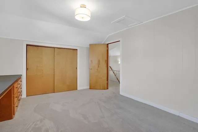 a utility room with cabinets