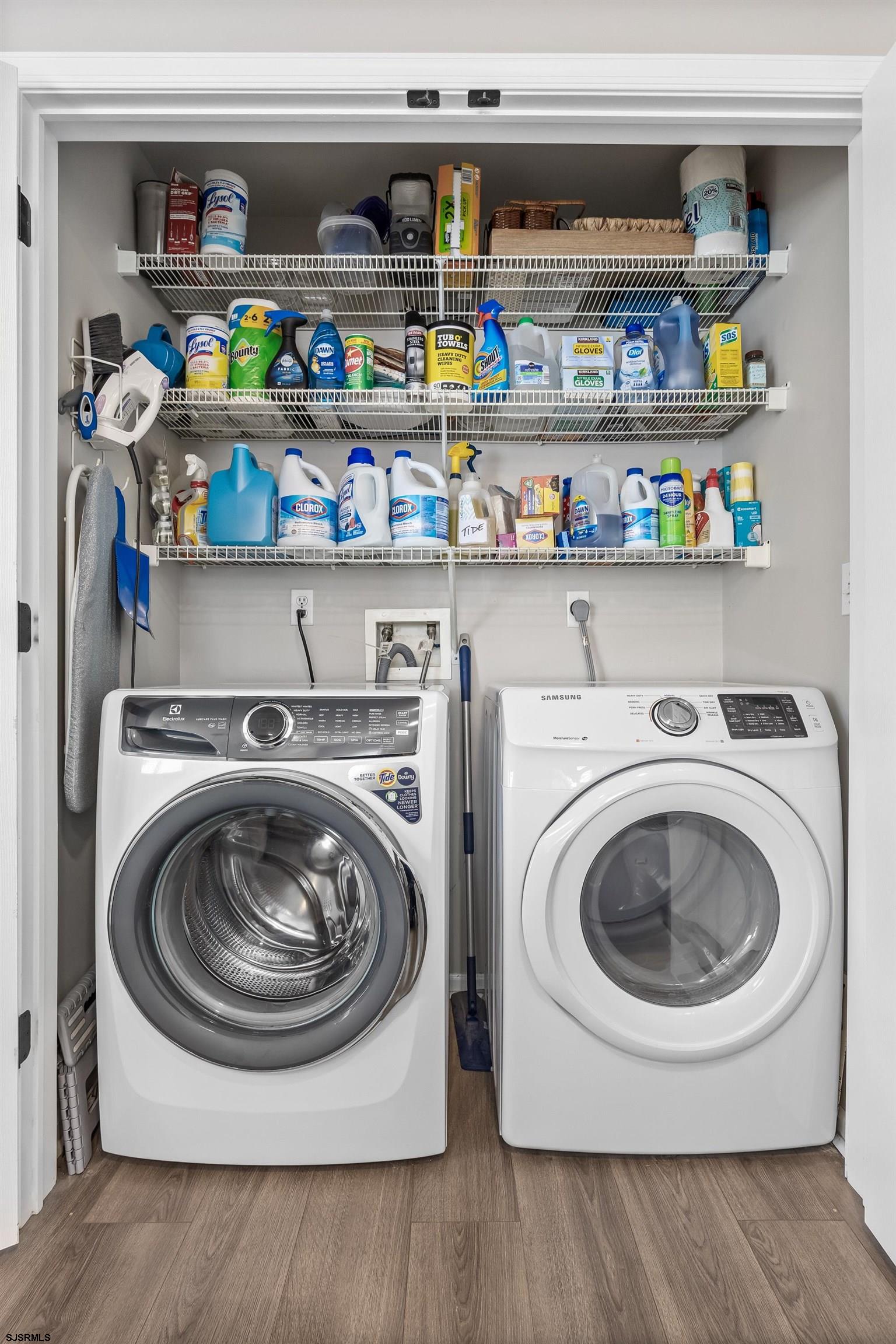 405 Atlantic Avenue, Unit 1 Ocean City, NJ 08226 - Photo 31 of 39 a utility room with dryer and washer