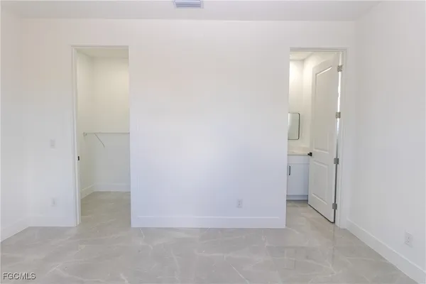 a view of an empty room