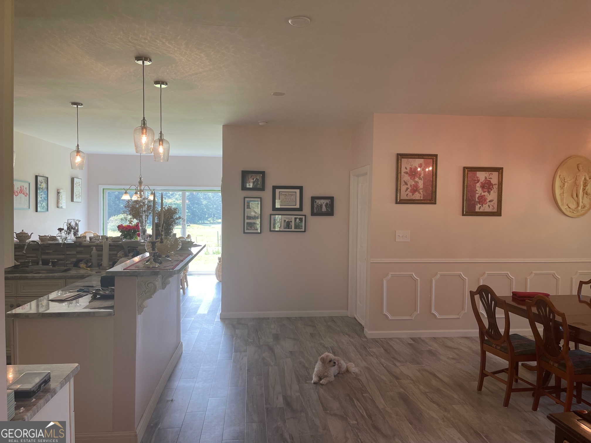 1911 Ellis Road Hogansville, GA 30230 - Photo 15 of 49 a dining room with furniture and wooden floor