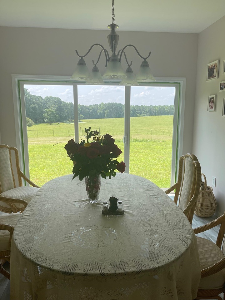 1911 Ellis Road Hogansville, GA 30230 - Photo 16 of 49 a close view of dining table with chair and window