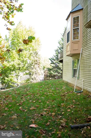 a backyard of a house
