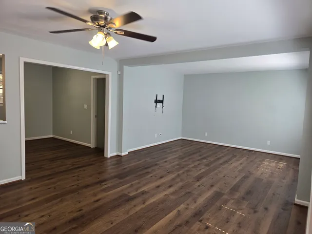 wooden floor in an empty room