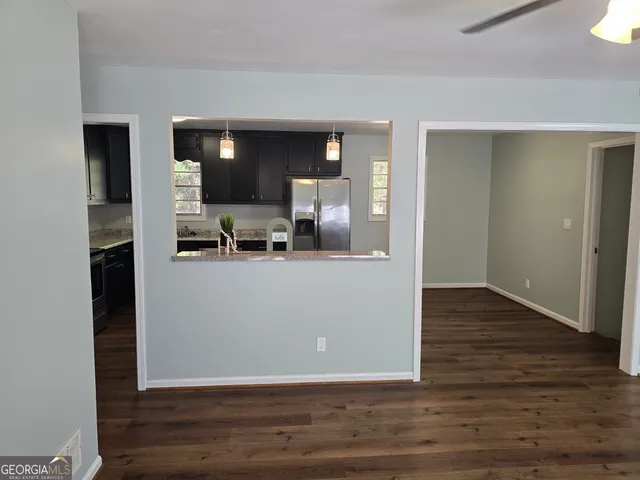 a view of a living room