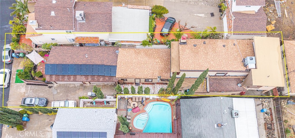10334 Big Tujunga Canyon Road Tujunga, CA 91042 - Photo 34 of 39 an aerial view of a house with swimming pool