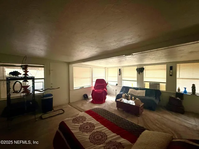 a very nice looking room with a large window