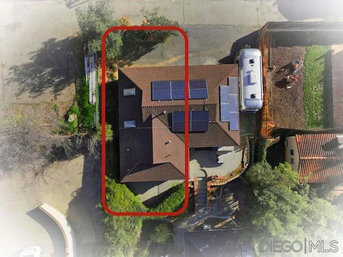 602 South Grape Street, Unit A Escondido, CA 92025 - Photo 26 of 31 an aerial view of a house