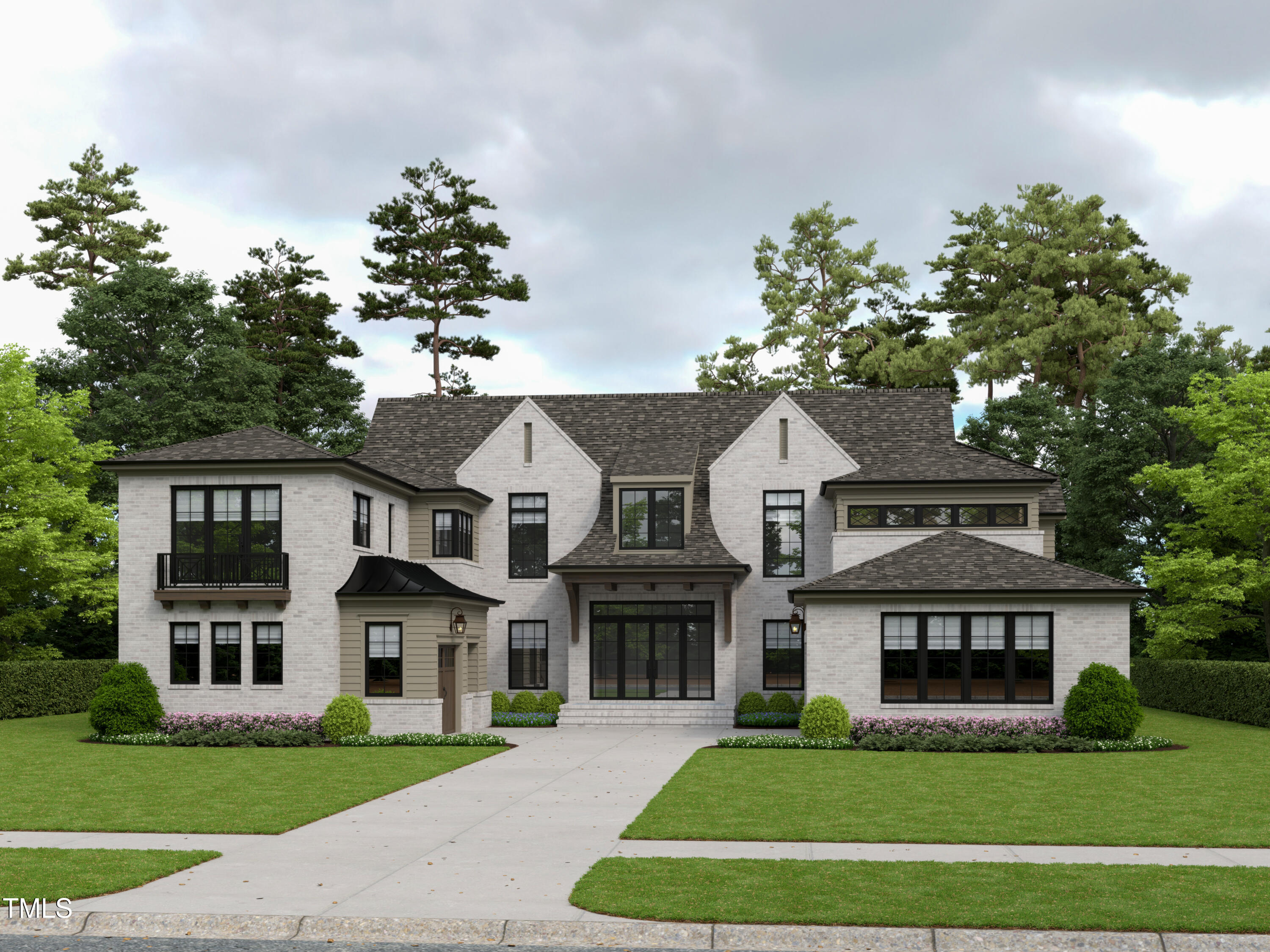 216 Dartmouth Road Raleigh, NC 27609 - Photo 1 of 5 a front view of a house with a garden