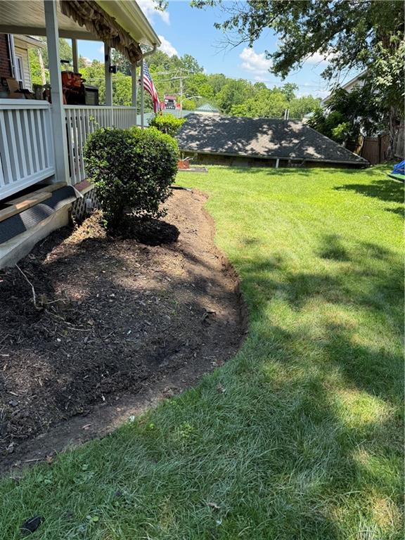 61 West Prospect Avenue Washington, PA 15301 - Photo 45 of 47 a view of a garden with an outdoor seating