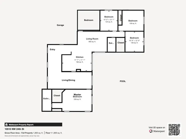 $649,000 | 10510 Northwest 24th Street, Sunrise, FL 33322