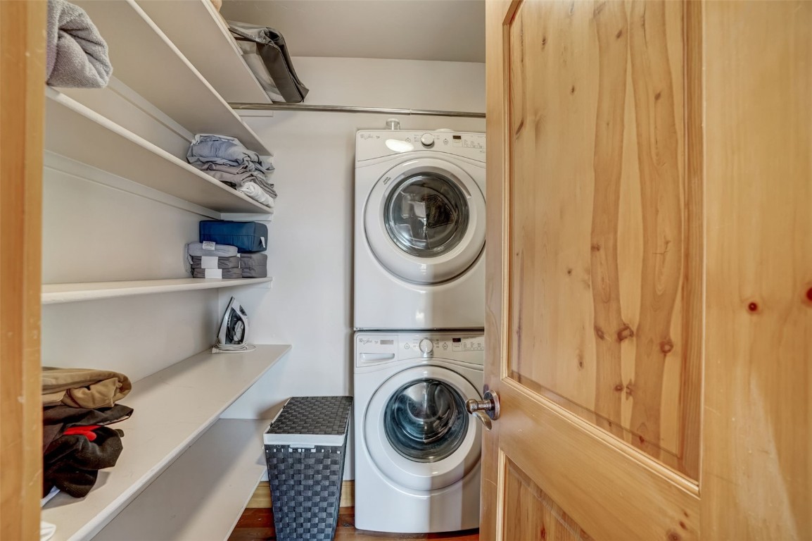 145 Gold Run Circle Dillon, CO 80435 - Photo 30 of 50 a utility room with sink dryer and washer