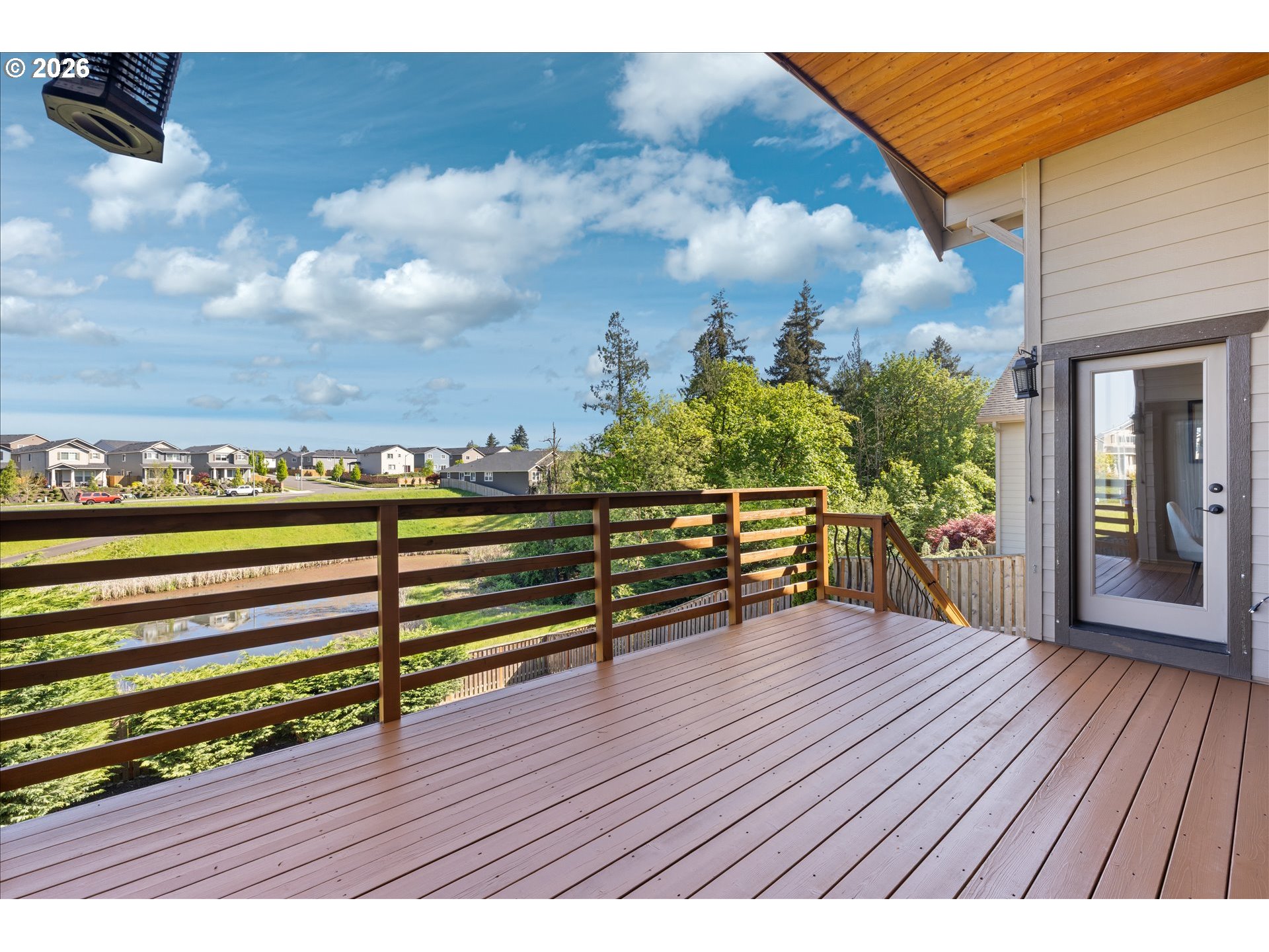1889 South Harrier Road Ridgefield, WA 98642 - Photo 26 of 29 a view of a balcony with wooden floor
