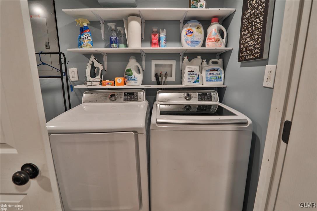 1518 Ralston Road Bethlehem, PA 18018 - Photo 36 of 50 a utility room with dryer and washer