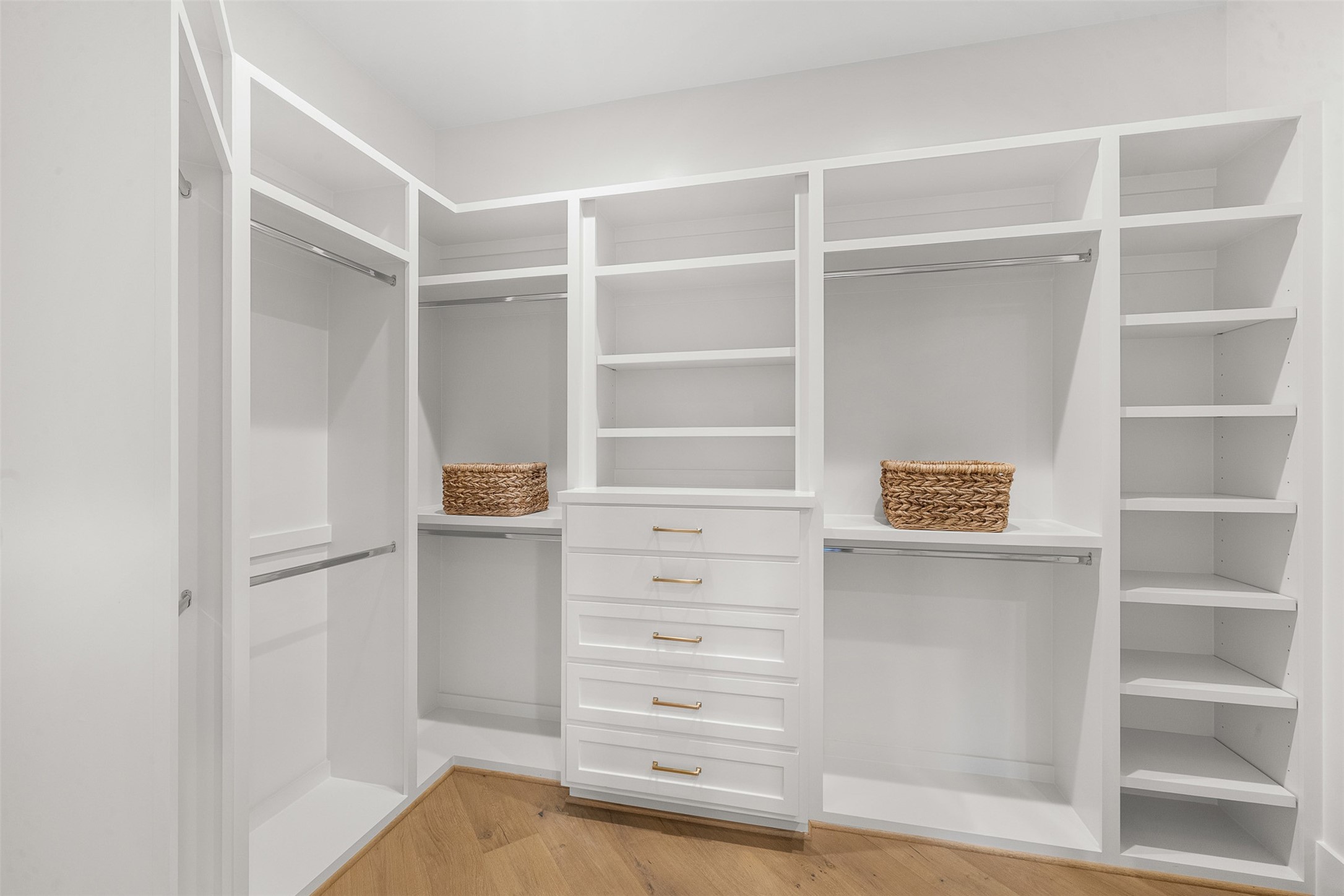 4961 Hartfield Road Round Top, TX 78954 - Photo 12 of 22 a view of walk in closet with empty racks