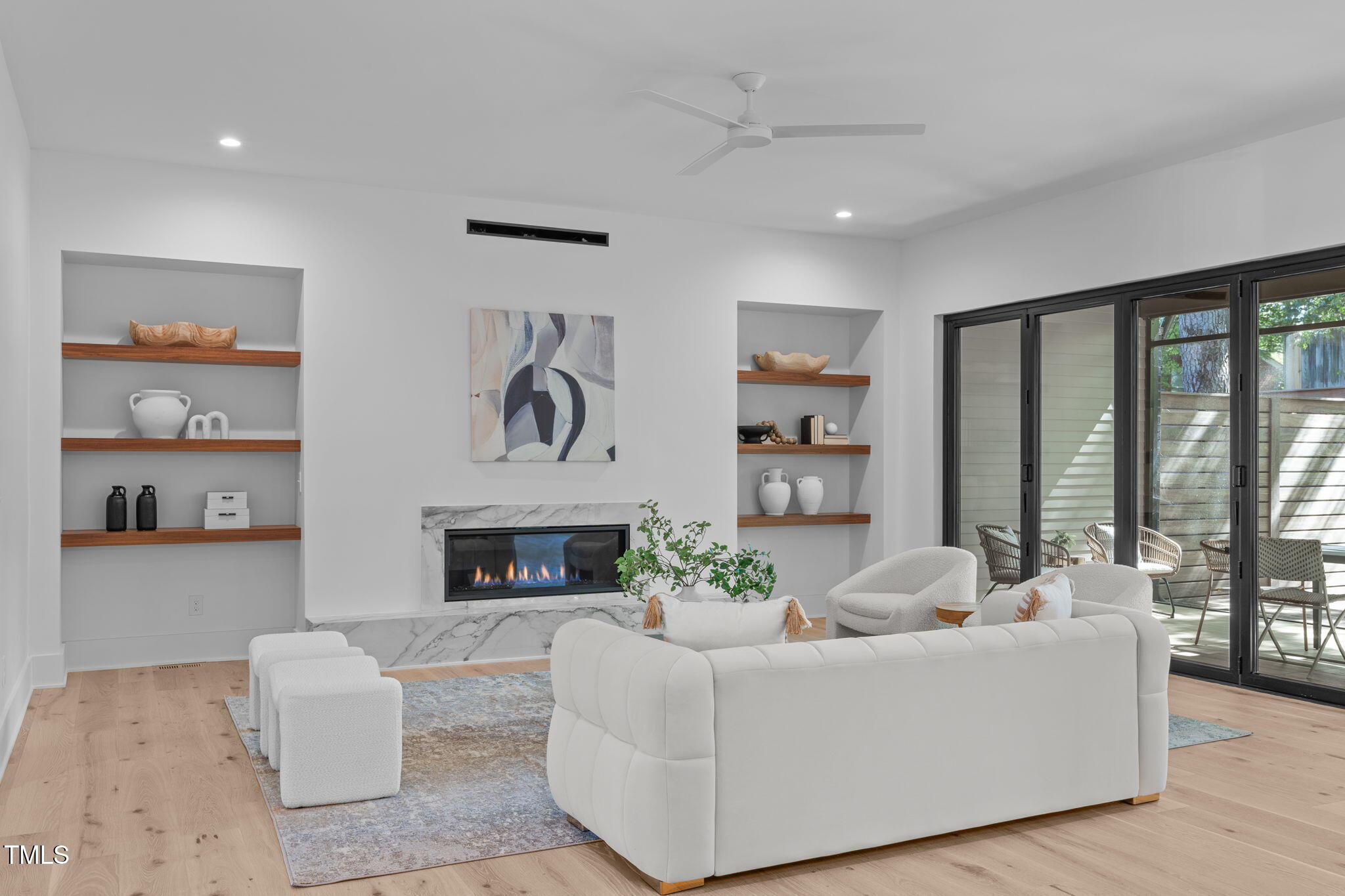 1406 Lyon Street, Unit 101 Raleigh, NC 27608 - Photo 19 of 62 a living room with furniture fireplace and window