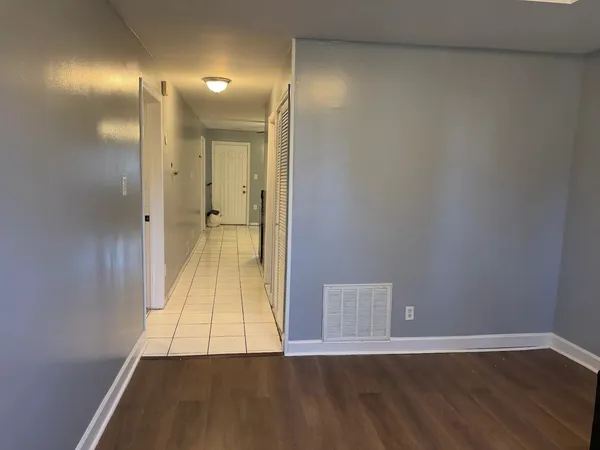 a view of wooden floor