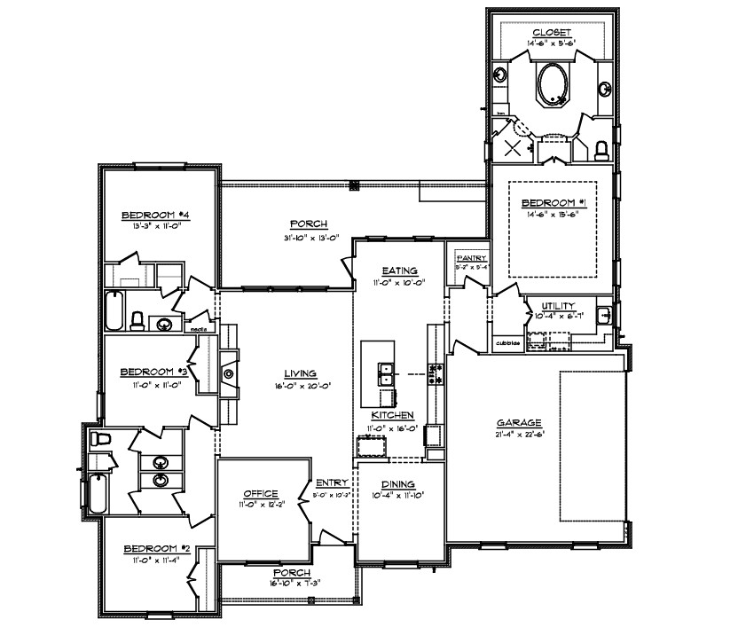 7888 Mathis Crk Drive Bryan, TX 77808 - Photo 39 of 41 View of room layout