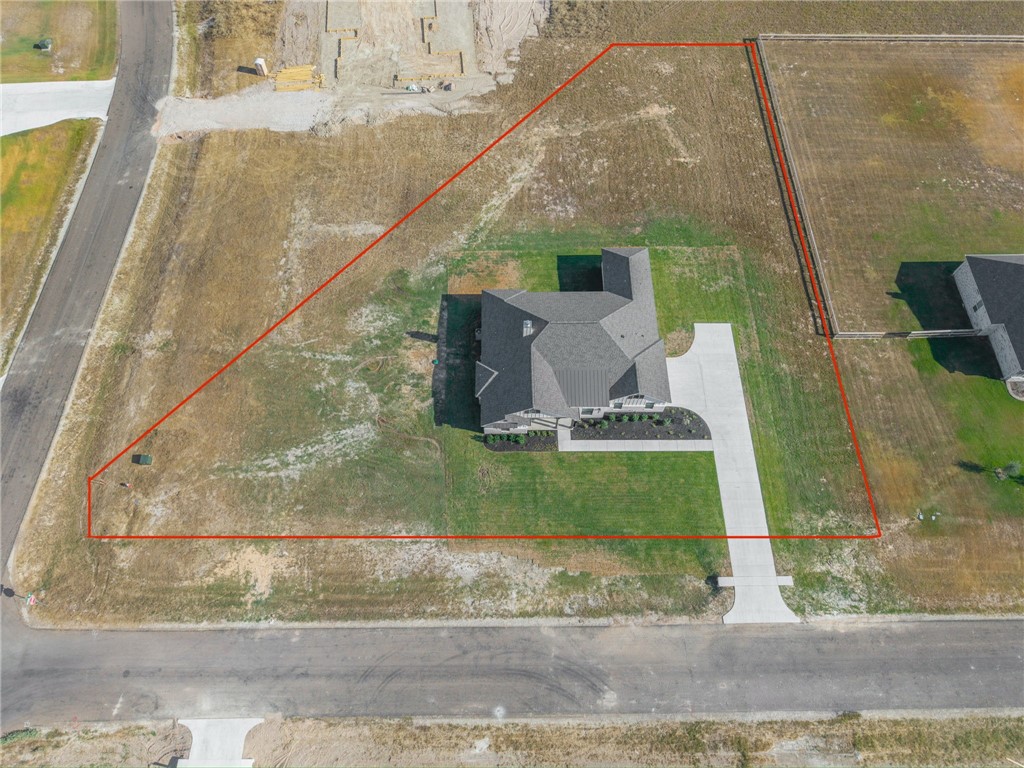 7888 Mathis Crk Drive Bryan, TX 77808 - Photo 41 of 41 Aerial view of property and surrounding area with property boundaries highlighted