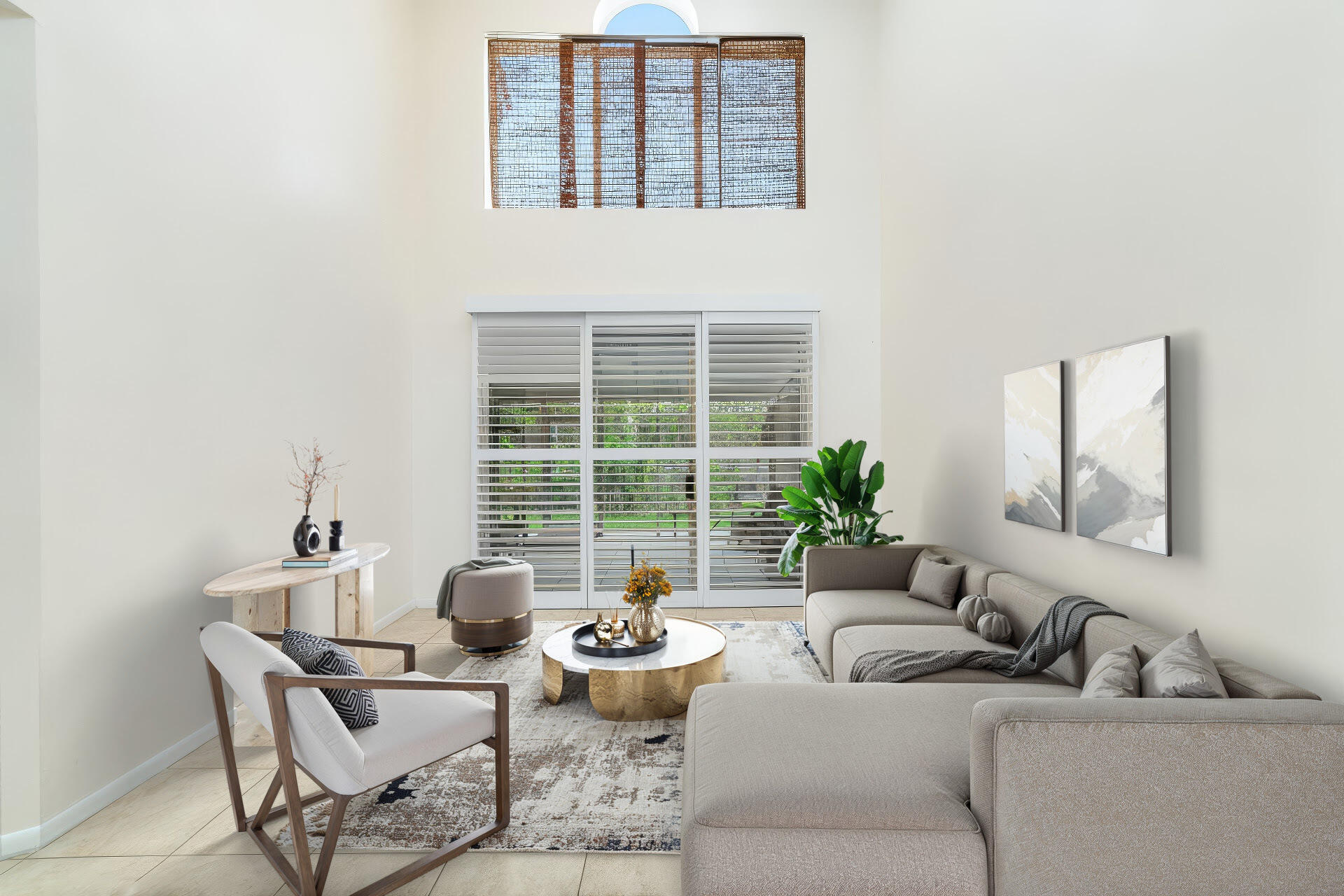 20508 Vía Marisa Boca Raton, FL 33498 - Photo 3 of 31 a living room with furniture and a potted plant