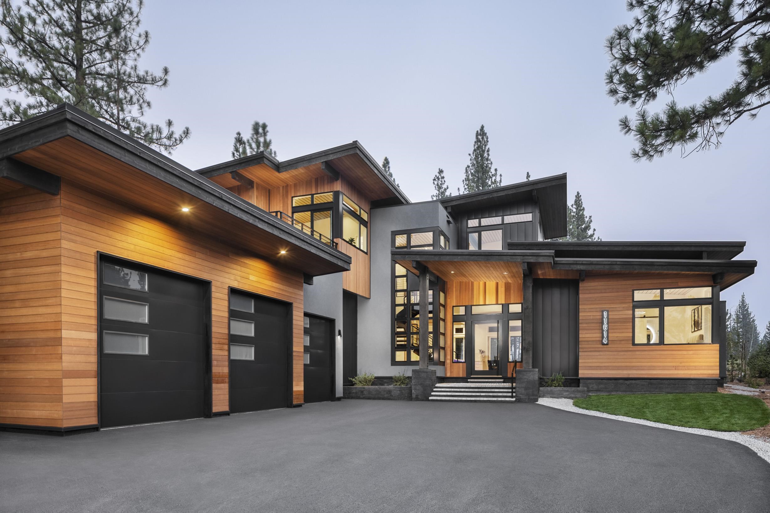 a view of a car park in front of a building