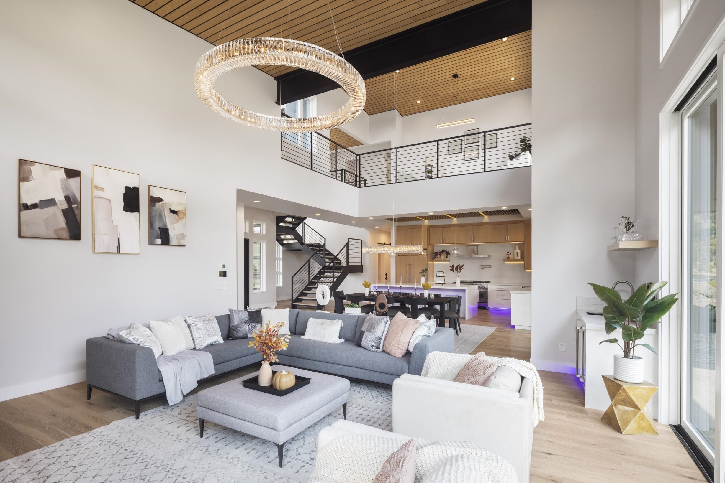 11614 Henness Road Truckee, CA 96161 - Photo 3 of 21 a living room with furniture and a chandelier