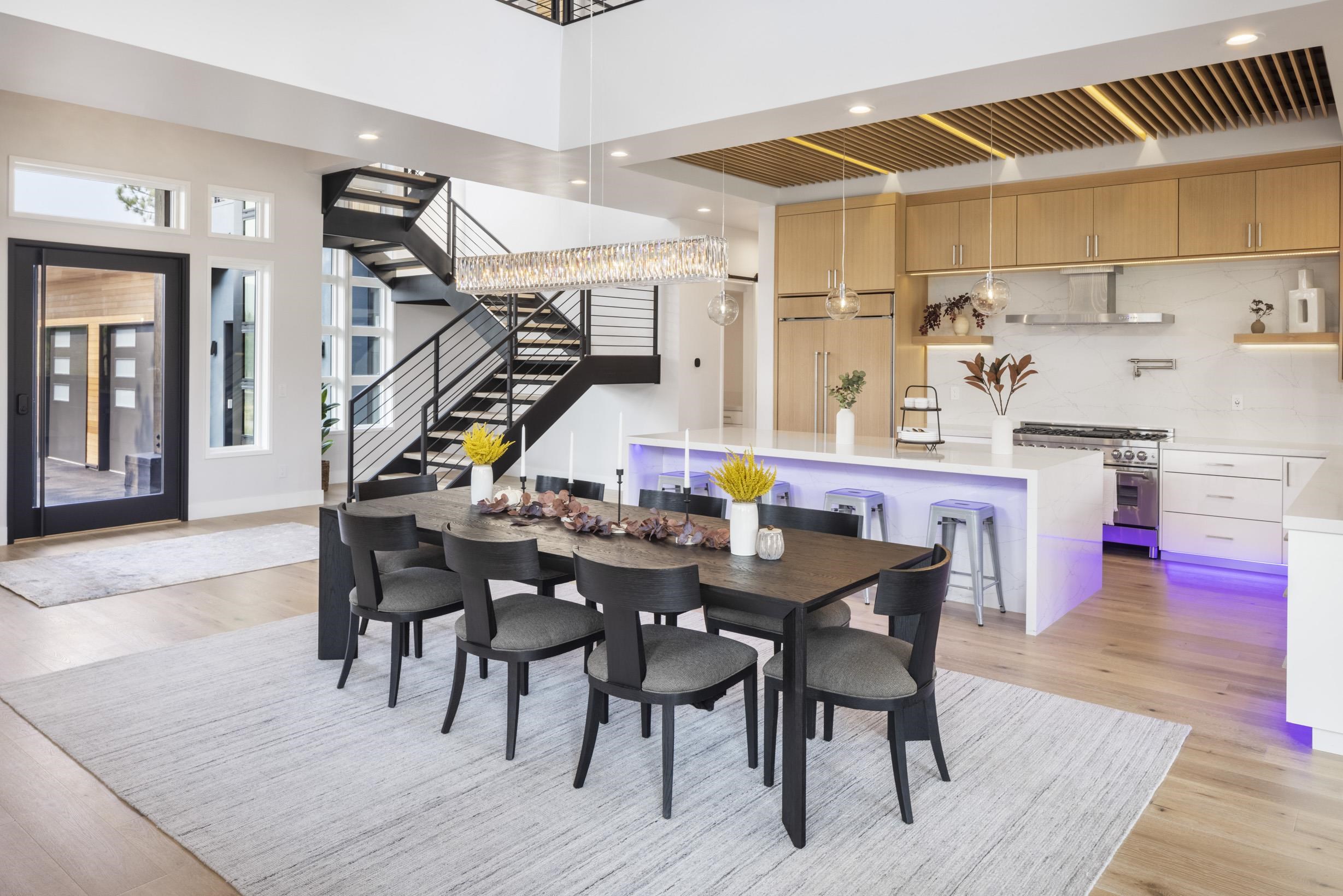 11614 Henness Road Truckee, CA 96161 - Photo 5 of 21 a view of a dining area with furniture and wooden floor