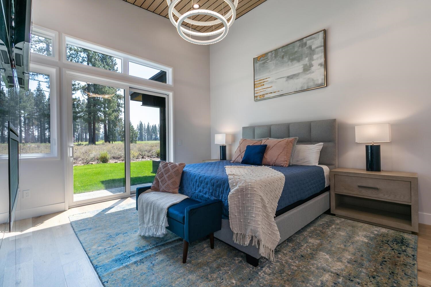 11614 Henness Road Truckee, CA 96161 - Photo 8 of 21 a bedroom with a bed and a view of balcony