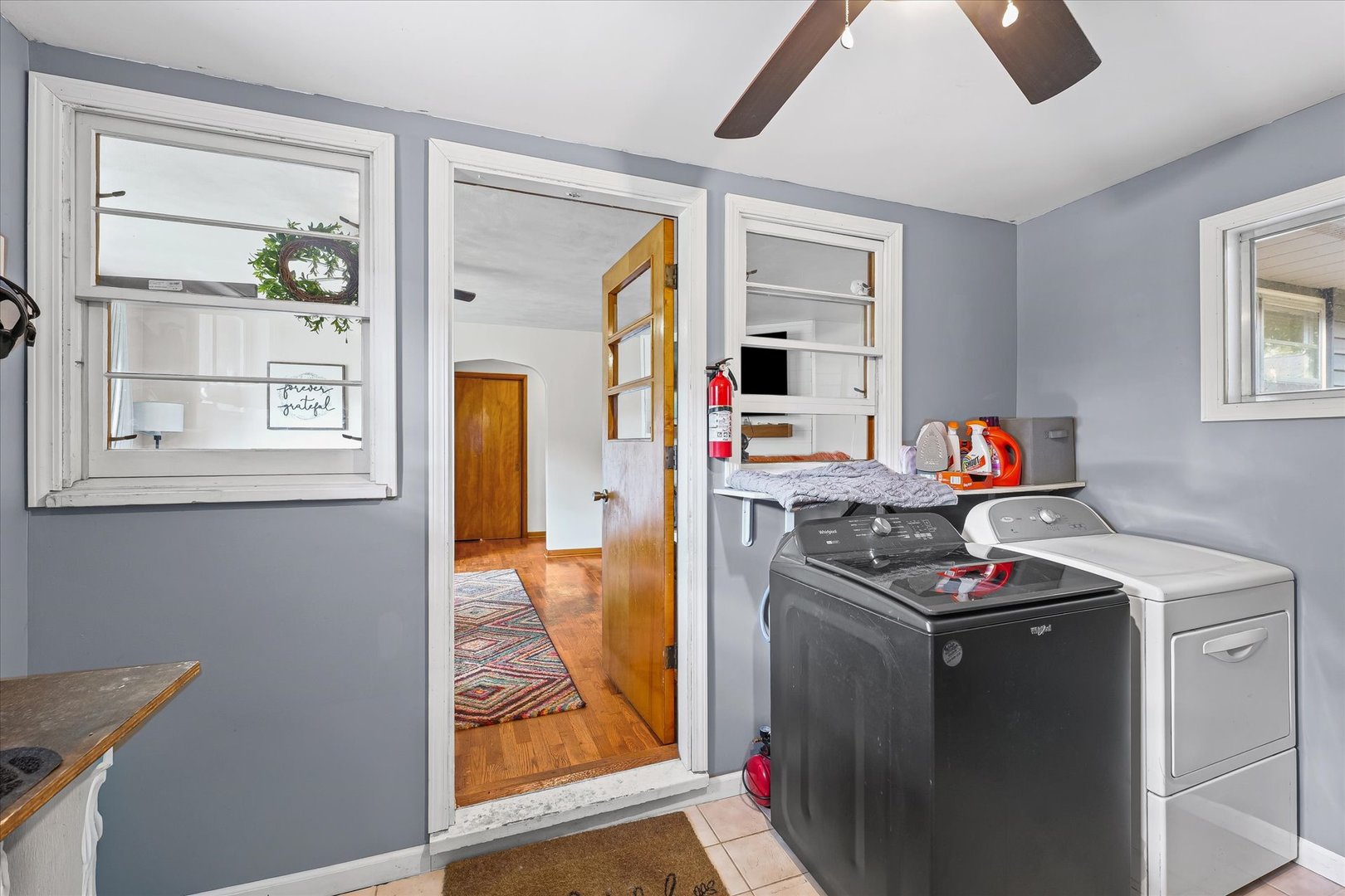 449 South Irving Street Monticello, IL 61856 - Photo 22 of 33 a utility room with dryer and washer
