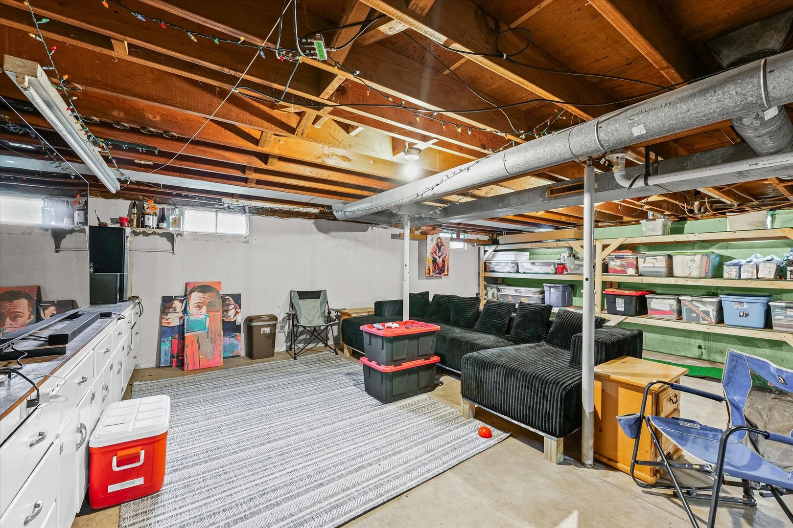 449 South Irving Street Monticello, IL 61856 - Photo 26 of 33 a storage room with lots of furniture