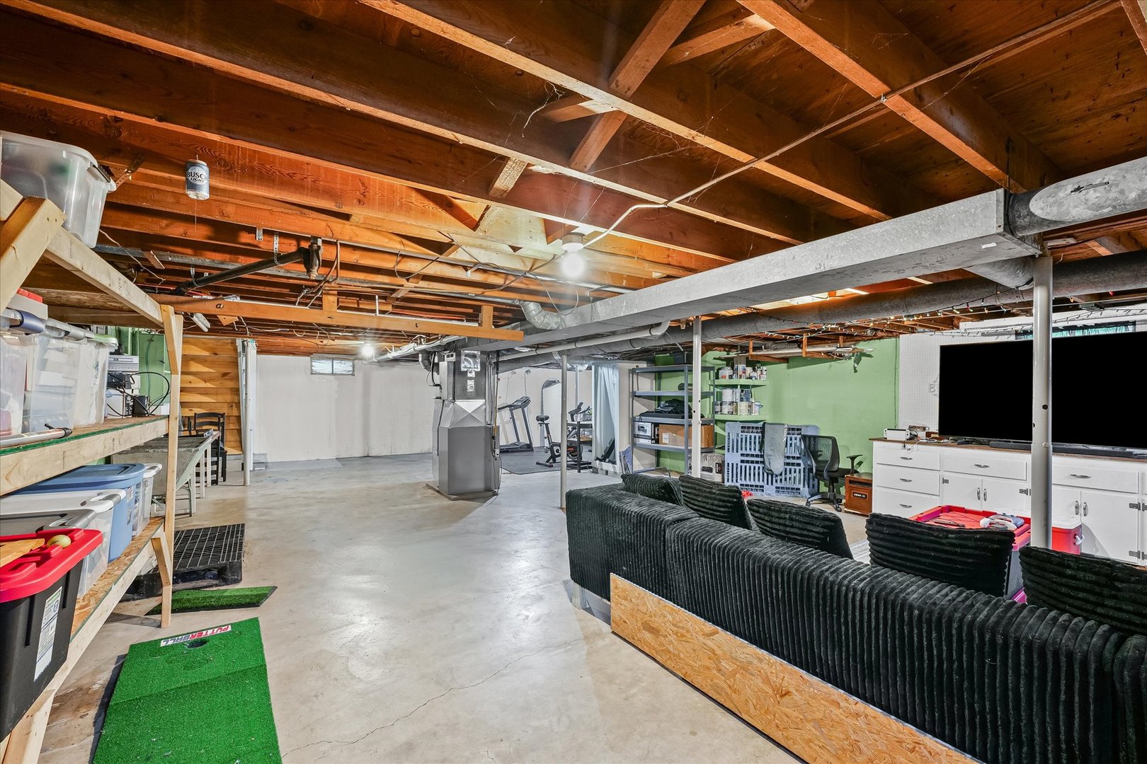 449 South Irving Street Monticello, IL 61856 - Photo 28 of 33 a view of a garage with furniture
