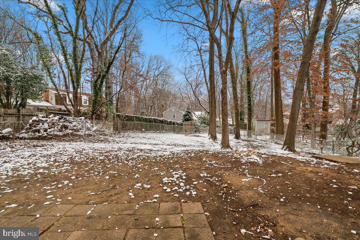 8608 Greeley Boulevard Springfield, VA 22152 - Photo 33 of 34 a backyard of a house with lots of green space