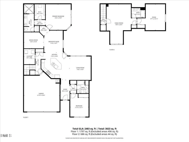 $749,999 | 609 Crooked Pine Drive, Cary, NC 27519