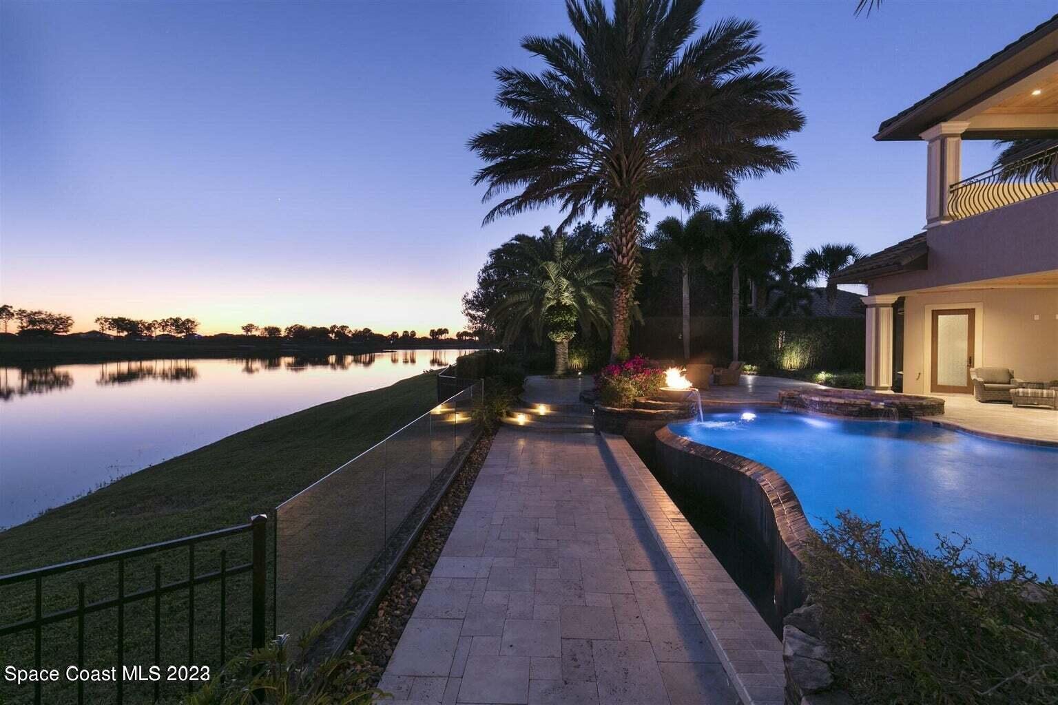 3059 Wyndham Way Melbourne, FL 32940 - Photo 42 of 60 Pool and Water Veiw