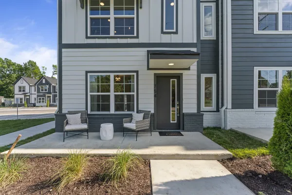 a house view with a outdoor space