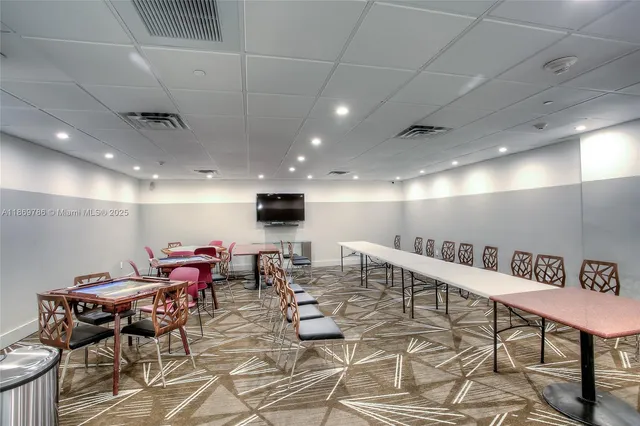 a view of a city with tall buildings