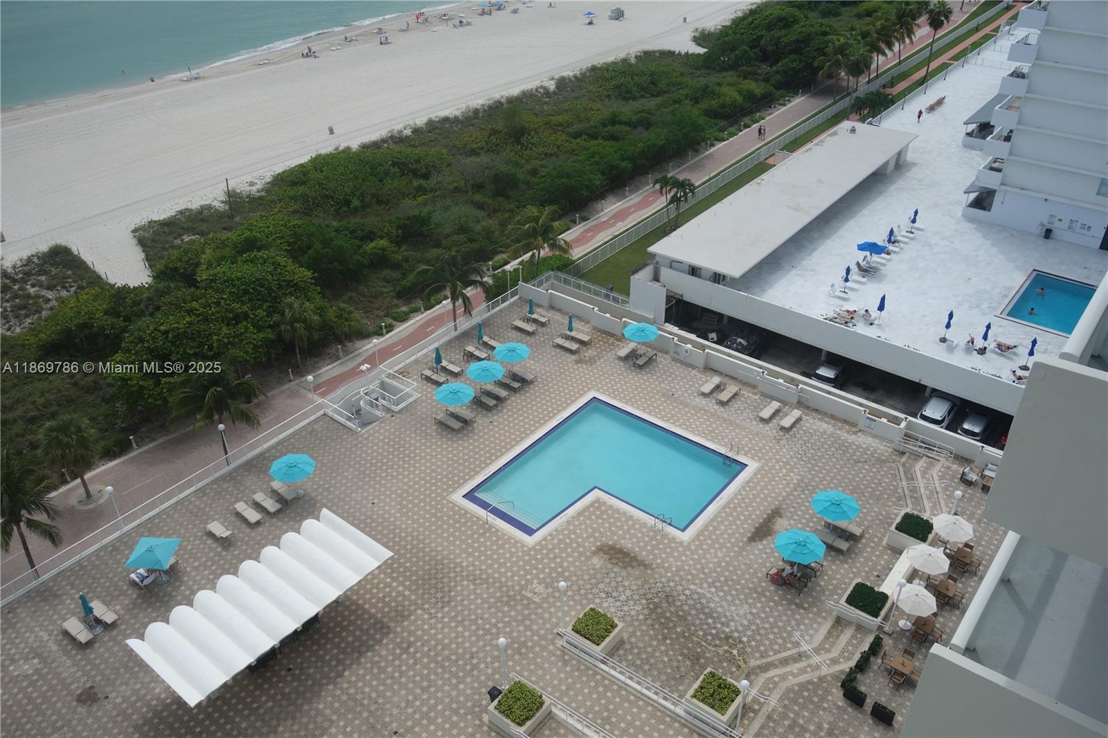 5701 Collins Avenue, Unit 1510 Miami Beach, FL 33140 - Photo 45 of 67 an aerial view of a house with outdoor space