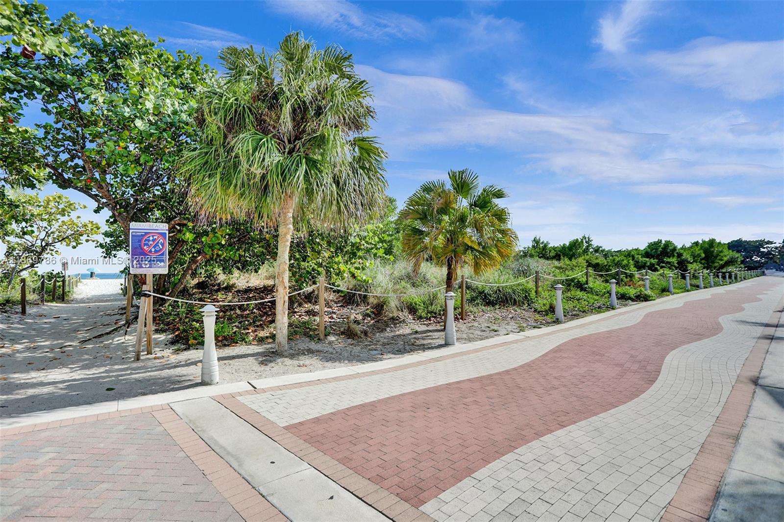5701 Collins Avenue, Unit 1510 Miami Beach, FL 33140 - Photo 51 of 67 a view of a backyard