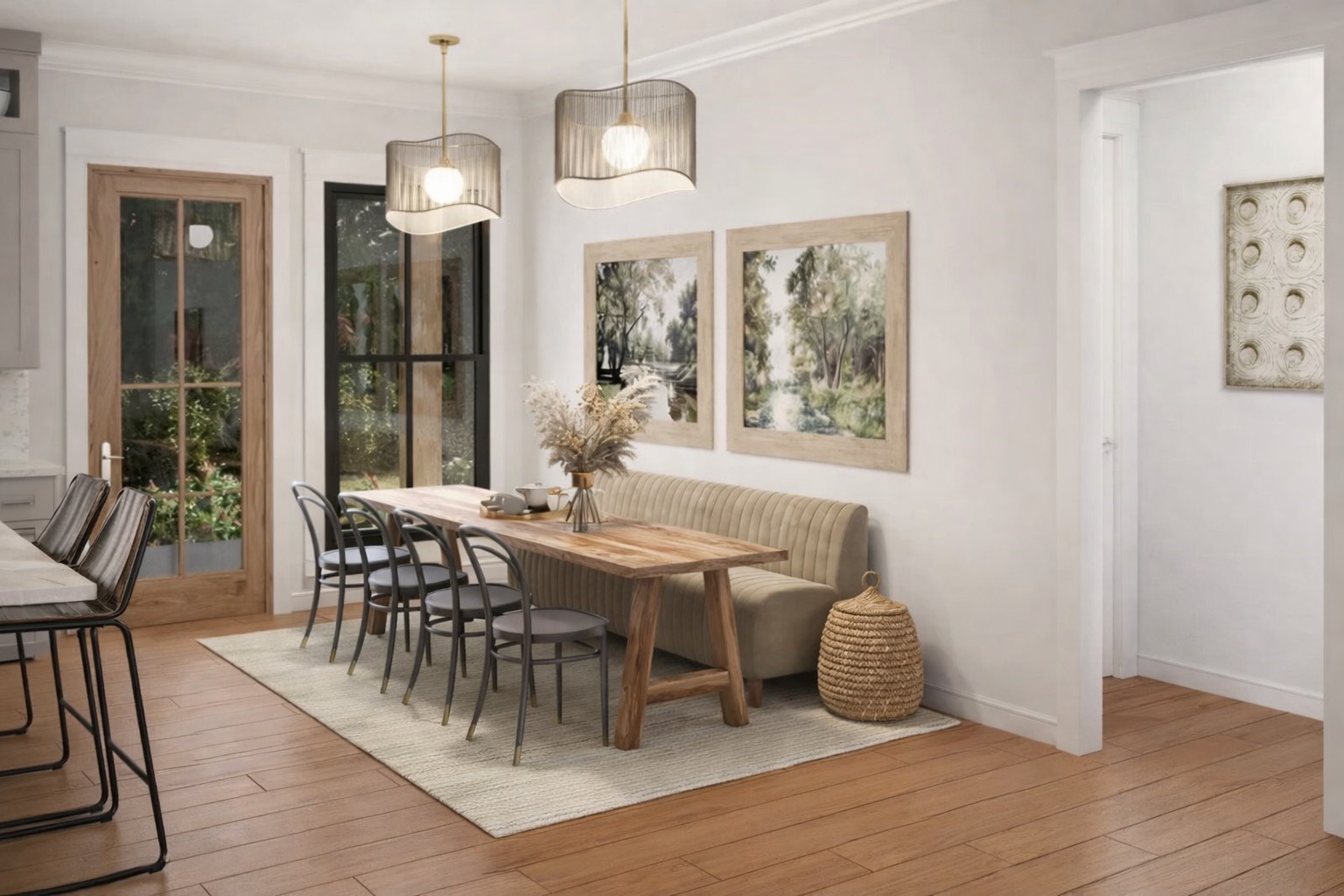 45 Center Tree Drive Palacios, TX 77465 - Photo 2 of 13 a view of a dining room with furniture window and wooden floor