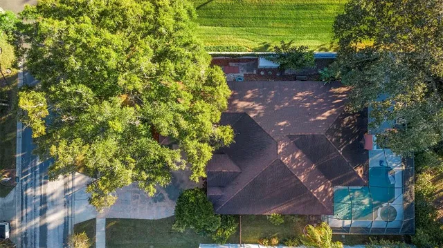 a view of city and mountain