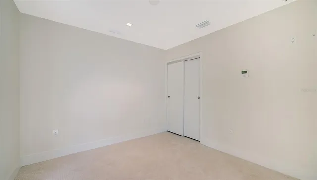 an empty room with window