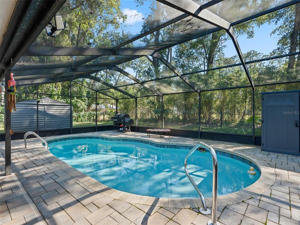 6046 East Loring Lane Inverness, FL 34452 - Photo 44 of 46 a view of a swimming pool with a patio
