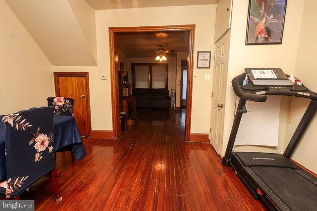 wooden floor in a gallery