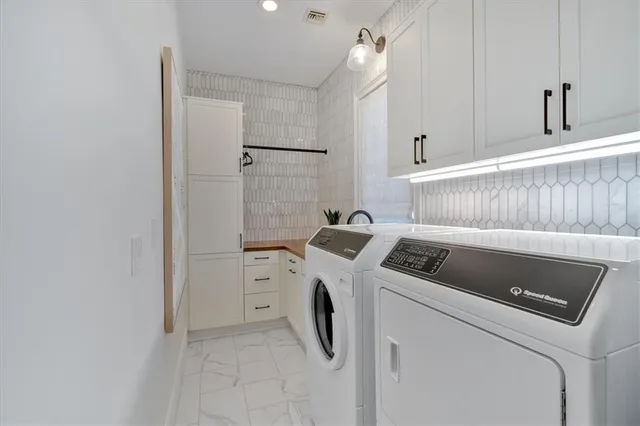 a view of a street with buildings