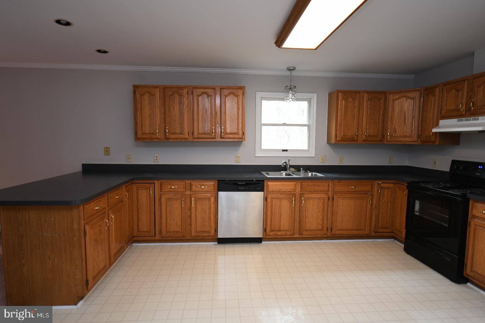 20503 Chestnut Ridge Drive Leonardtown, MD 20650 - Photo 15 of 36 a kitchen with granite countertop a stove a sink and a granite counter tops